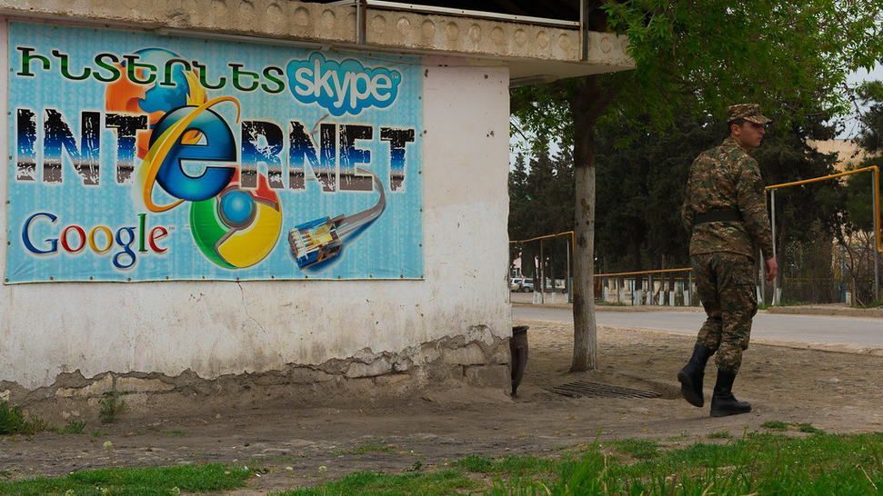 Internet sufre interferencia en Artsaj desde Azerbaiyán