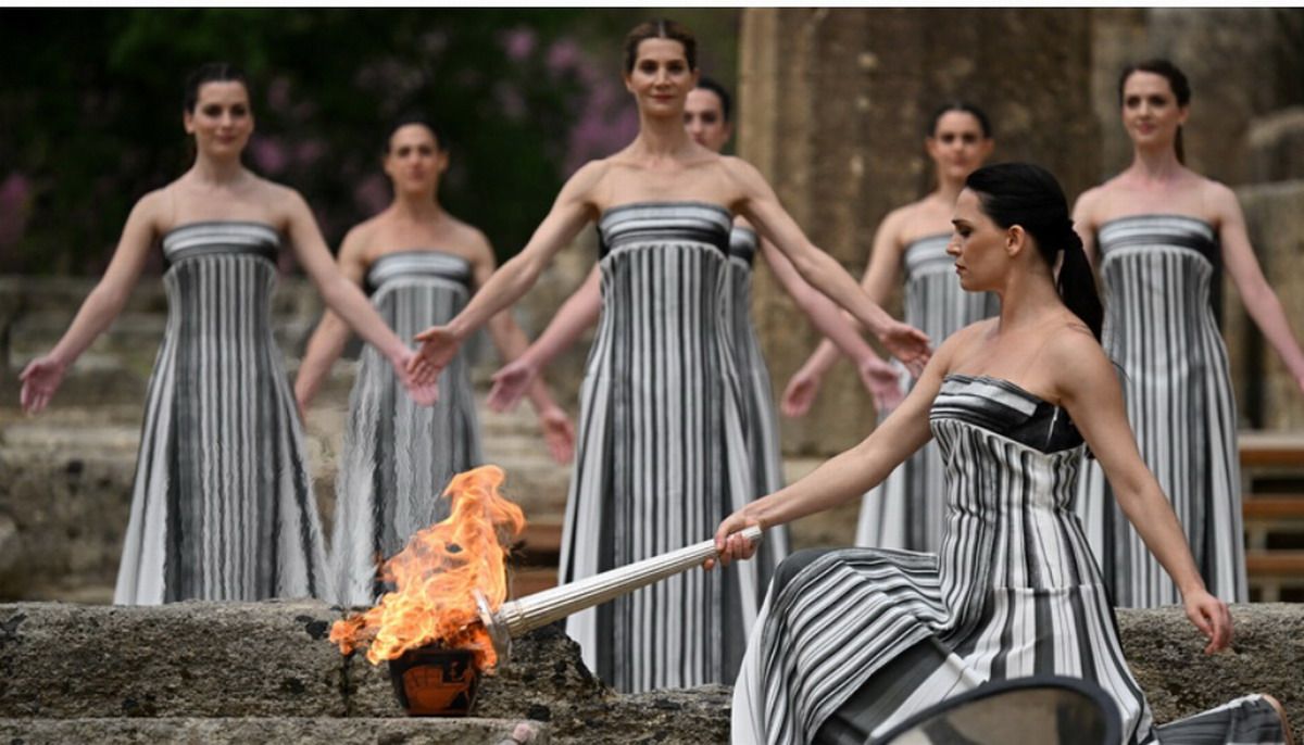 En Grecia se encendió la llama de los 33 Juegos Olímpicos de Verano de París