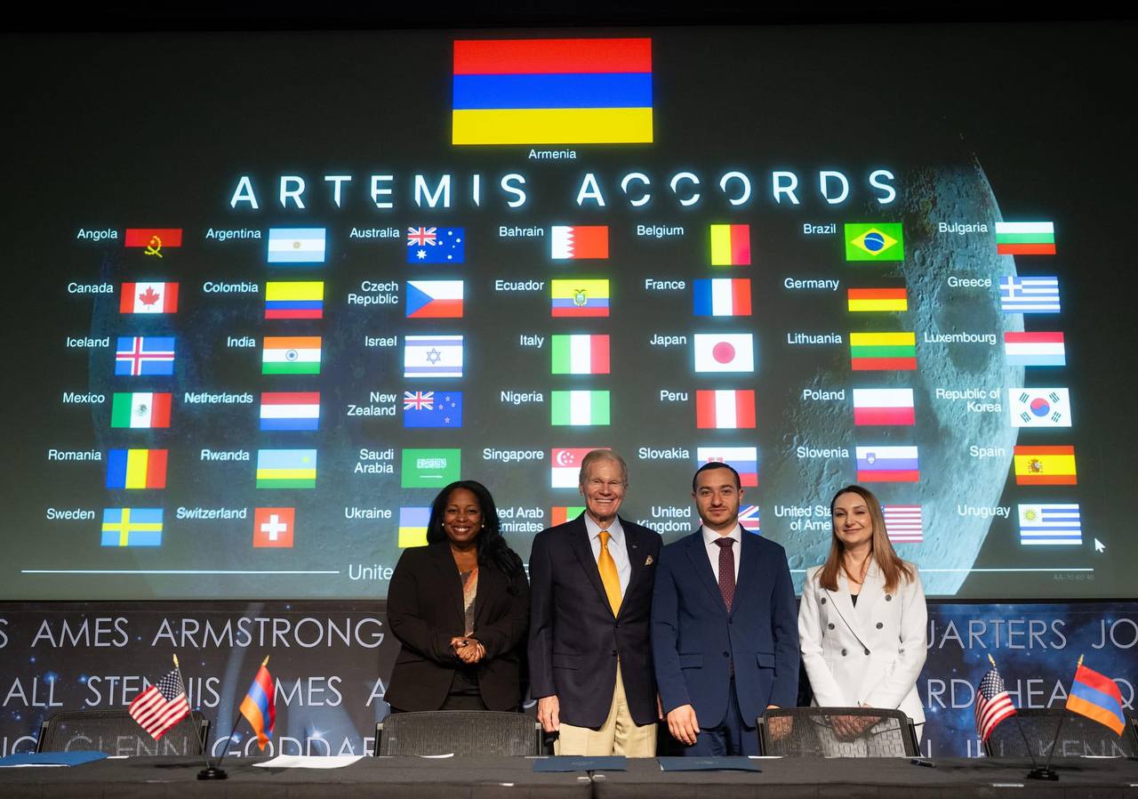 armenia artemis nasa
