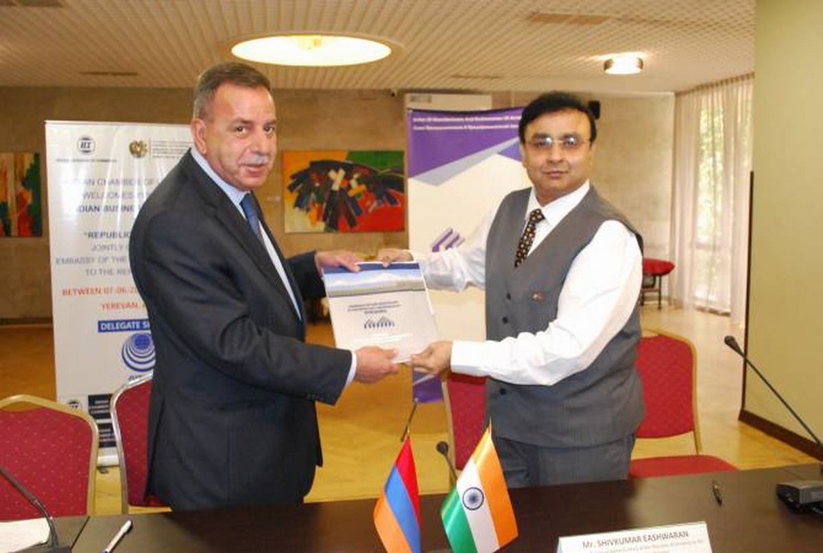 armenia india memorando cooperación