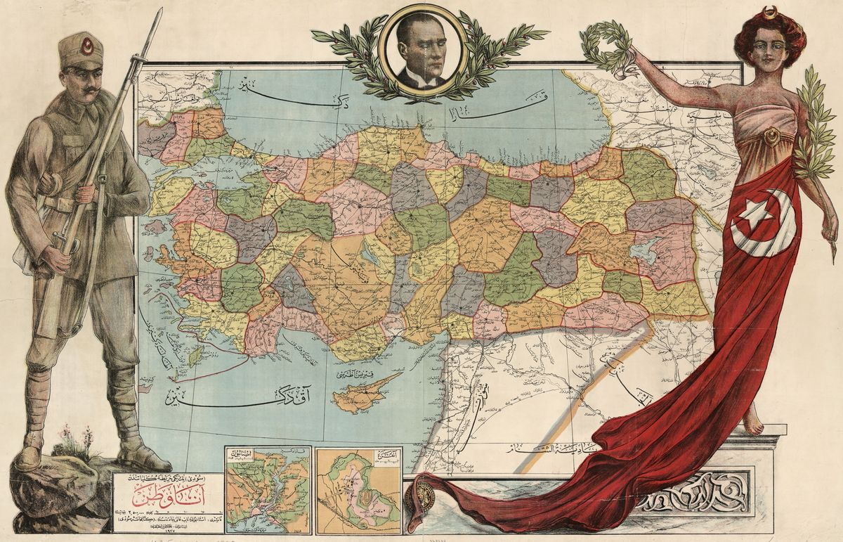 Pacto Otomano 1920 expansión territorial Turquía