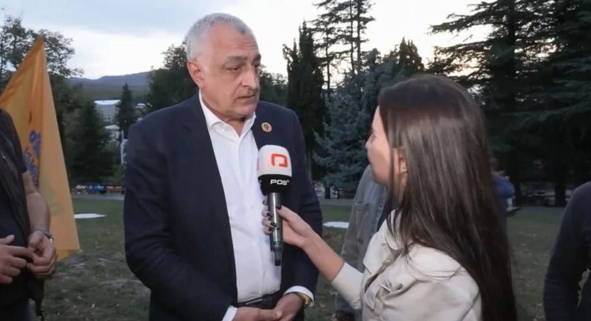 Televisión de Georgia desacredita a opositor con comentario antiarmenio