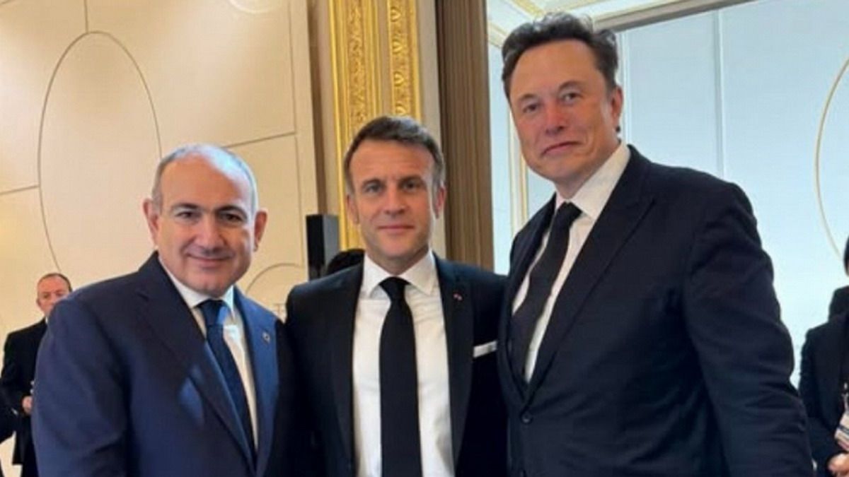 Notre-Dame Pashinyan Trump Macron Musk