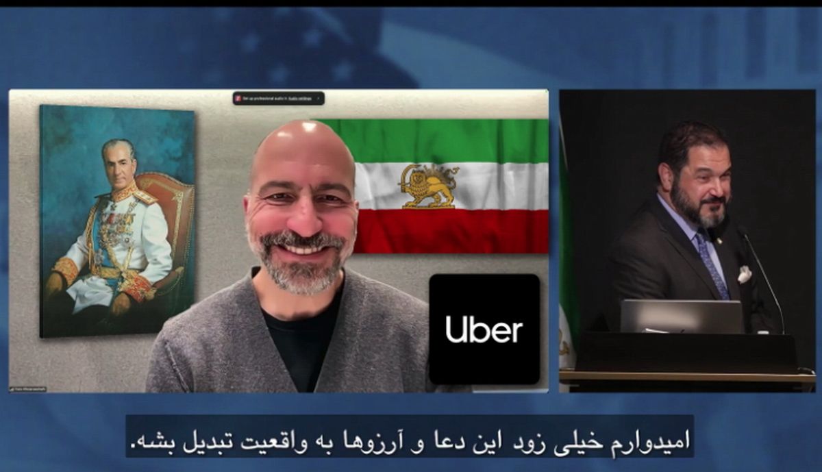 Uber grupo monárquico iraní