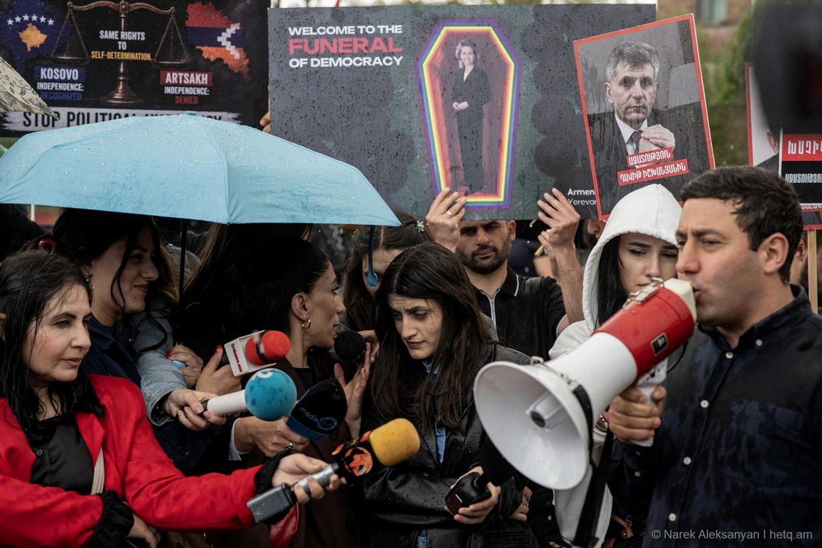 protesta artsaj Ereván