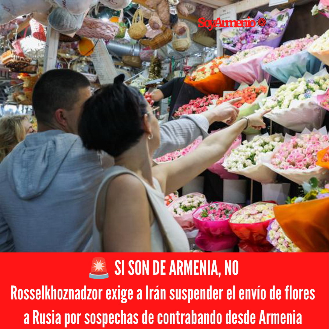 Rusia Irán flores Armenia