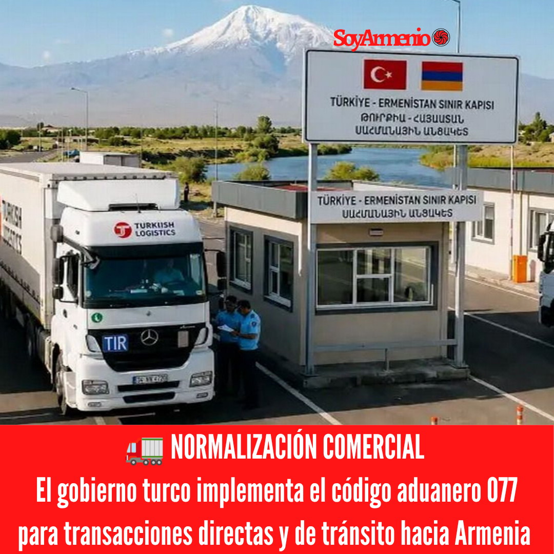 Turquía armenia acuerdo aduanero