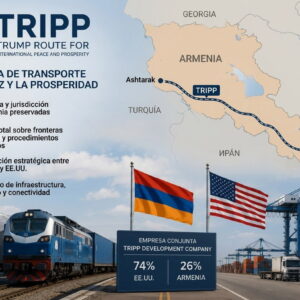 Armenia aprueba la ratificación del Acuerdo de Cooperación Estratégica con Estados Unidos para impulsar el proyecto TRIPP