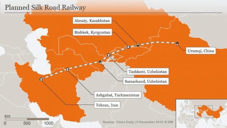 puentes ferroviarios irán