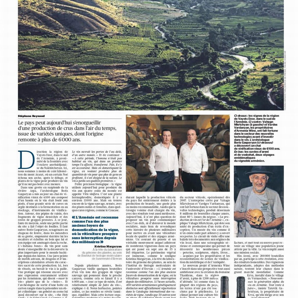 armenia le figaro areni