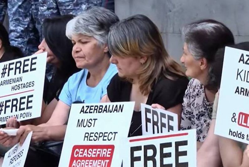 Nueva protesta en Ereván de familiares de prisioneros de guerra