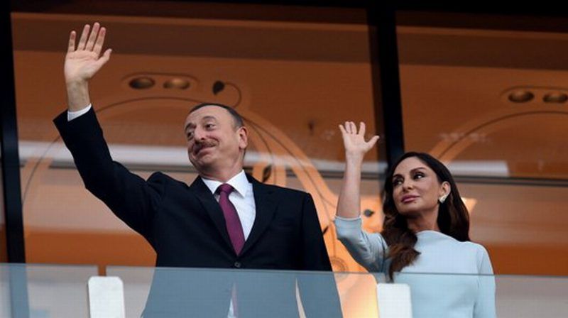 familia presidencial Azerbaiyán