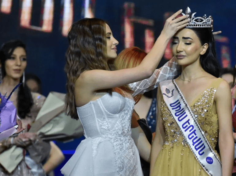 Ani Petrosyan ganó el concurso de belleza "Miss Ereván"