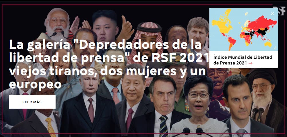 Rusia Azerbaiyán Irán y Turquía depredadores de la libertad de prensa