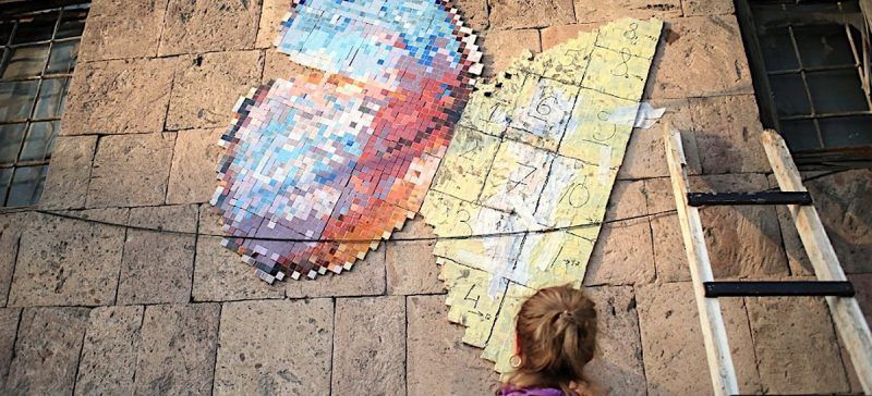 Siranush Aghajanyan, mariposa de posguerra. Ereván, distrito de Kond