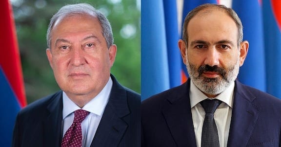 El primer ministro Nikol Pashinyan se reunió con el presidente Armen Sargsyan