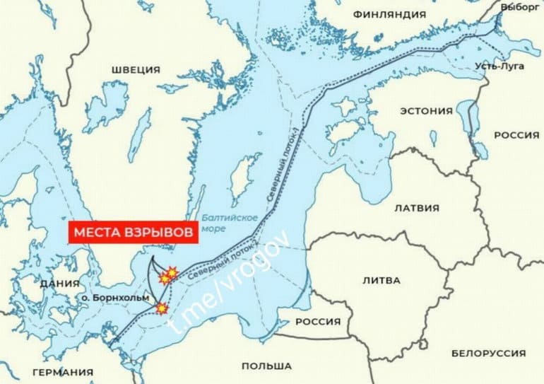 China mostró cómo EE. UU. voló Nord Stream