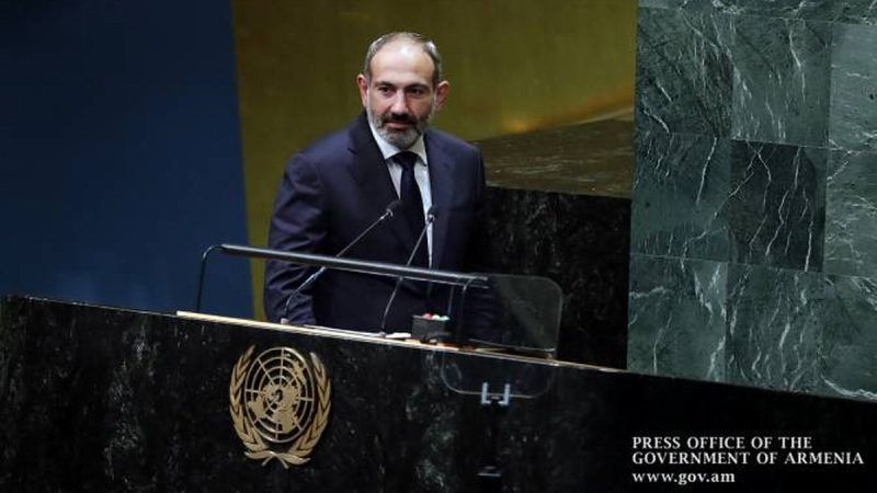 Pashinyan en la ONU: Turquía debe abrir fronteras, Azerbaiyán devolver prisioneros