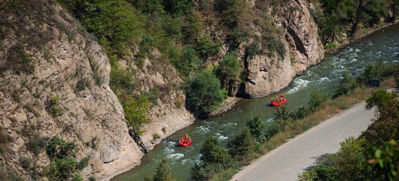  Rafting sobre las aguas de Debed, en Armenia