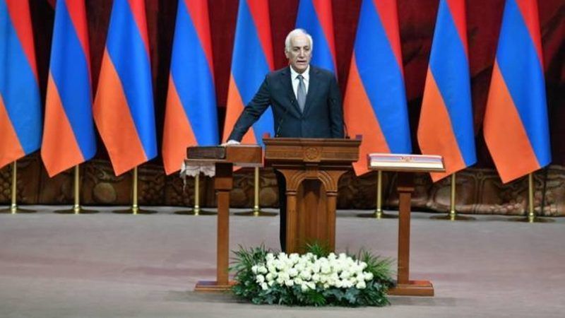 Asumió el quinto presidente de Armenia Vahagn Khachaturyan