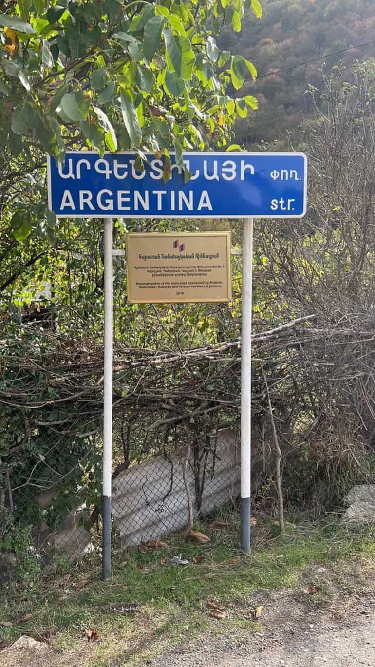 Festejo de 30 años de amistad Armenia - Argentina en Khachardzan