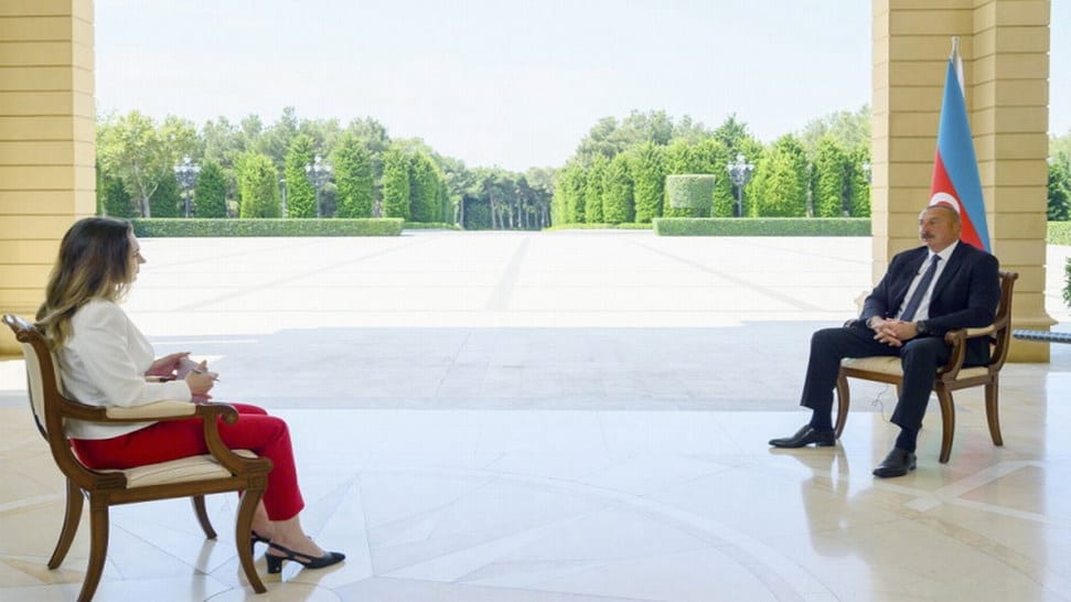 Aliyev dijo que sin corredor Zangezur no habrá paz