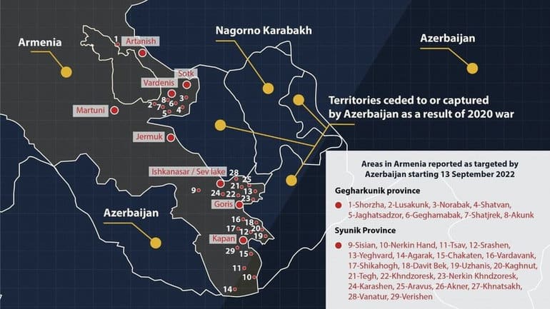 Armenia ataques Azerbaiyán