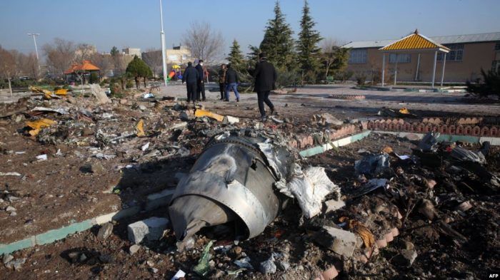 avión ucraniano derribado