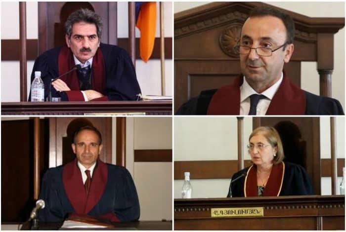 CEDH aprueba destitución de jueces armenios