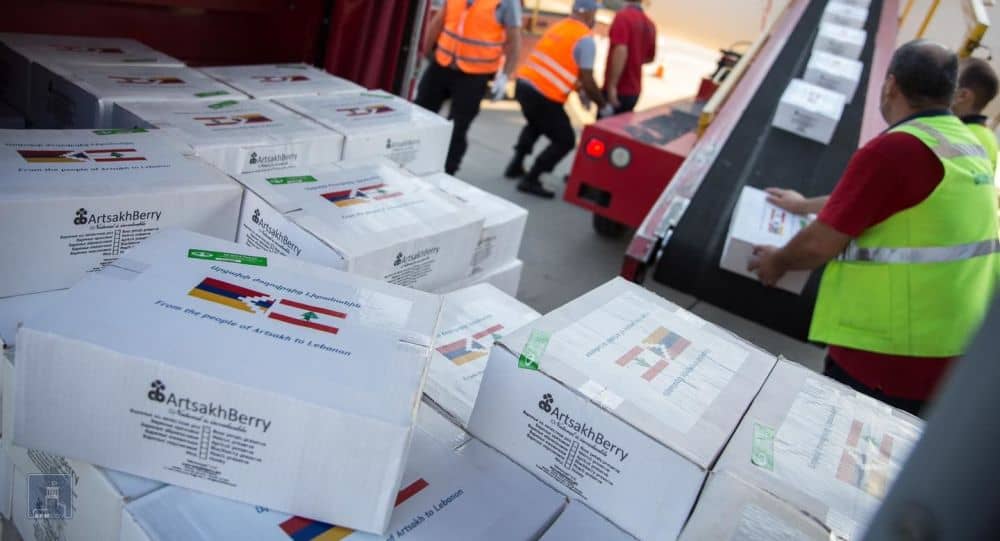 Sale otro avión con ayuda humanitaria de Artsaj al Líbano