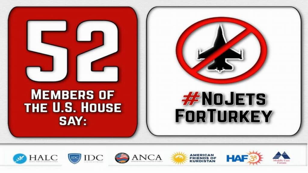 Congresistas de EE.UU. piden bloquear venta de aviones F-16 a Turquía
