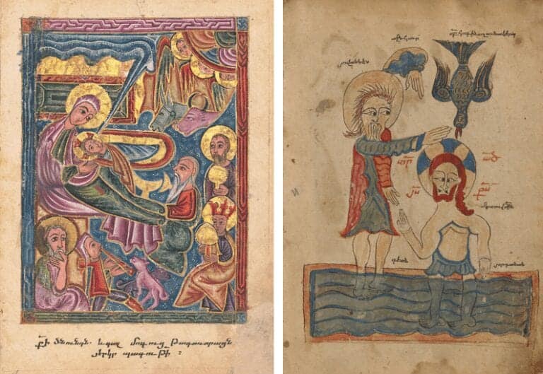 Dos manuscritos armenios se unen a la colección del Museo Getty