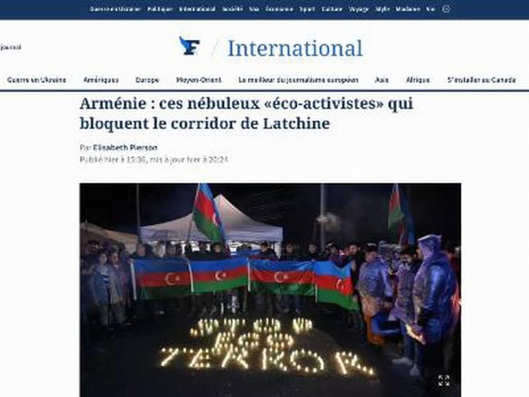 Los incomprensibles ecoactivistas que bloquearon el corredor de Lachin. Le Figaro