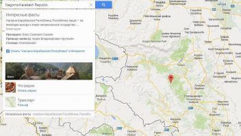 Bakú quiere que Google Maps borre nombres armenios en Karabaj