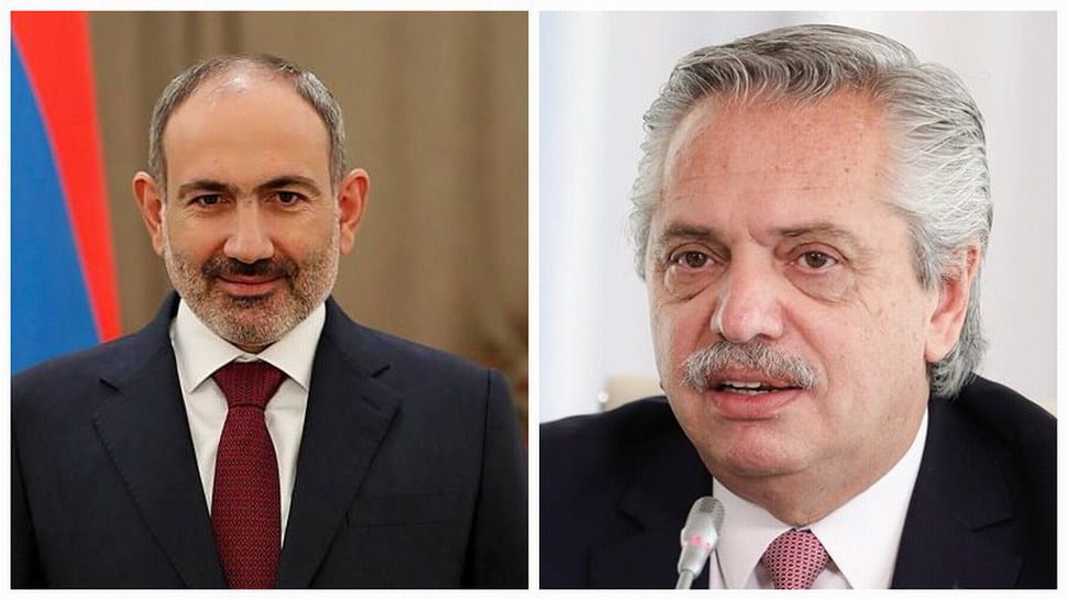 El presidente argentino felicita a Nikol Pashinyan