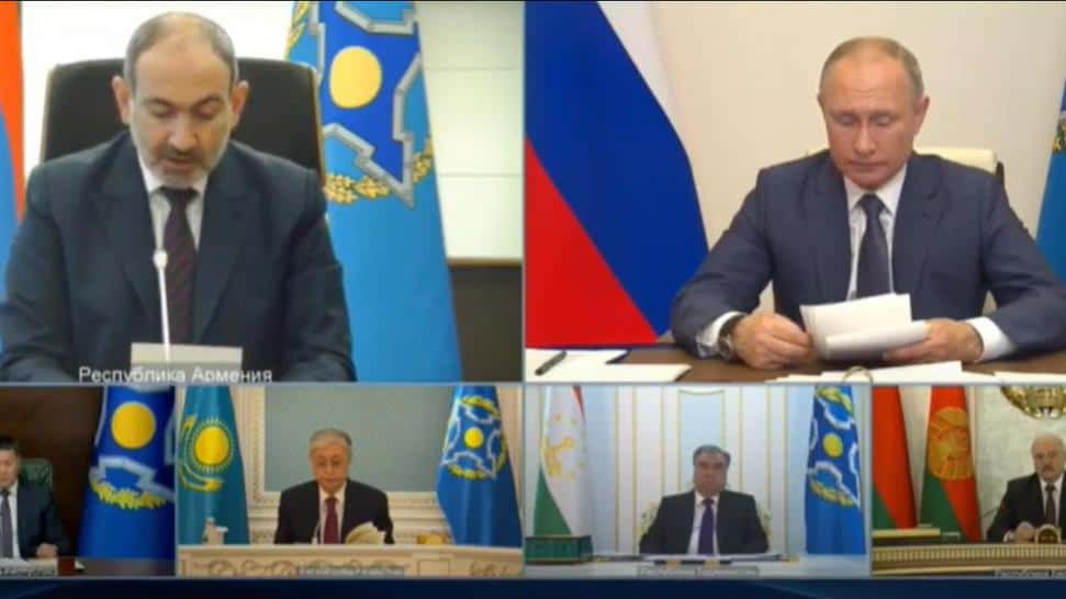 Putin pidió apoyo para Pashinyan y lo calificó de "valiente"