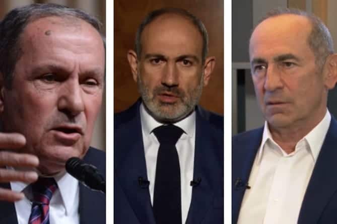 Pashinyan aprueba que Robert Kocharian y Levon Ter-Petrosyan viajen a Moscú