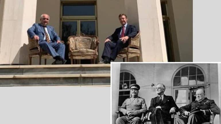 La foto del escándalo del embajador de Irán y de Inglaterra