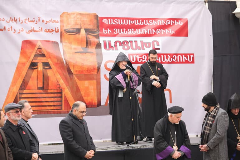 Mitín en Teherán en defensa de Artsaj y los armenios de Artsaj (fotos)